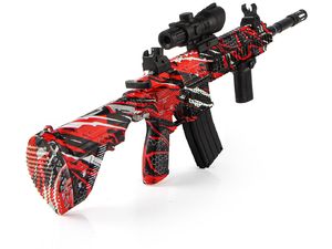 Sunny Blaster M416, pistol cu peleți cu gel de apă cu accesorii, roșu