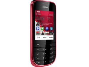 Nokia Asha 203 červená