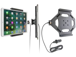 Brodit държач за кола за Apple iPad Air 3 (2019)/Pro 10.5 без калъф със зареждане от запалката за цигари