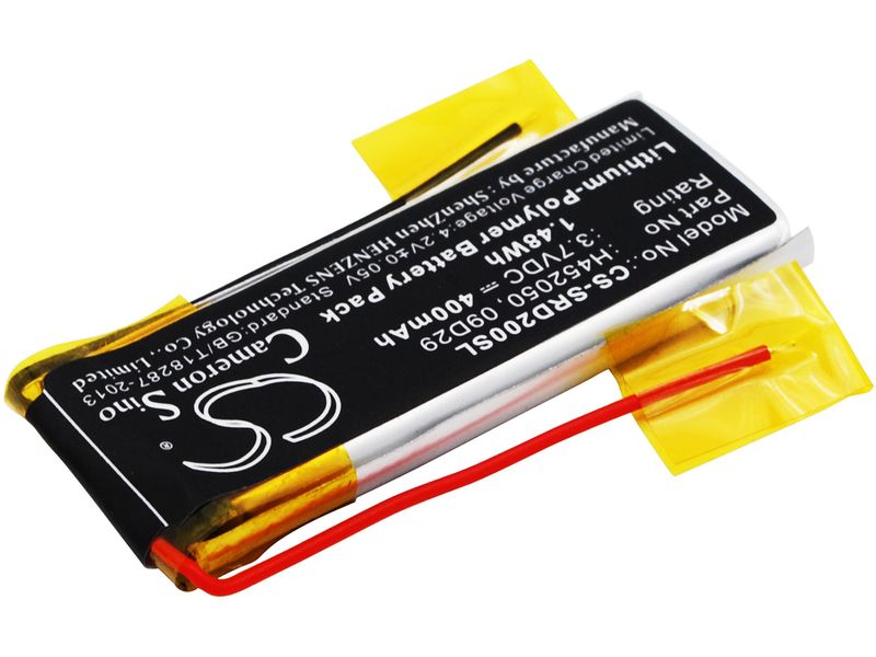 Baterie pro Cardo Q2, Rider Solo, Scala Rider (ekv. H452050), 400mAh