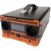 Invertor de putere HOULI 12V la 230V, 1500W/3000W, undă sinusoidală pură
