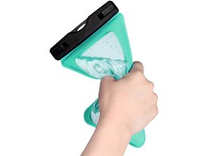 Vodotěsné plovoucí pouzdro s poutkem pro telefony do 6" zelené