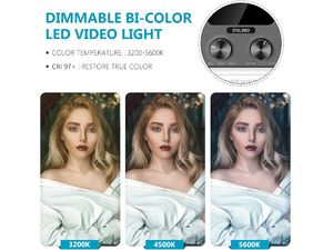 Neewer SNL660 alapkészlet 2x Bi-Color állandó fotólámpa, 660x Bi-Color LED, 45W