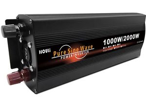 HOULI Power Inverter 12V bis 230V, 1000W/2000W, reine Sinuswelle
