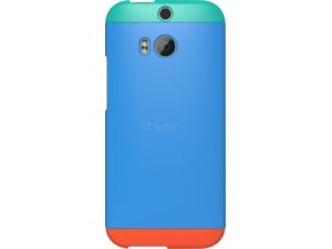 Etui HTC Double Dip Hard Shell HC C940 dla HTC One (M8), niebiesko-zielono-szare