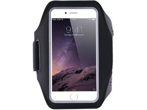Mobilly sportovní neoprénové pouzdro na ruku pro telefony velikosti 6,4", černá