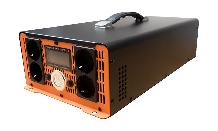 HOULI Power Inverter 12V zu 230V, 2500W/5000W, reine Sinuswelle