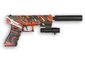 Sunny Blaster Glock - 2, pistol cu bile cu gel de apă cu accesorii, negru