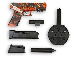 Sunny Blaster Glock - 2, pistol cu bile cu gel de apă cu accesorii, negru