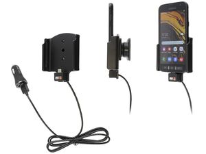 Brodit držák do auta na Samsung Galaxy XCover 4s bez pouzdra, s nabíjením z cig. zapalovače/USB