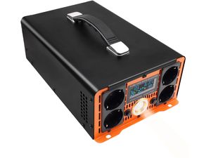Инвертор за захранване HOULI 24V към 230V, 3000W/6000W, чиста синусоидална вълна