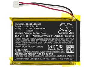 Akku für 3gen Dermlite lI, Dnl3n und andere, 1150 mAh, Li-Ion