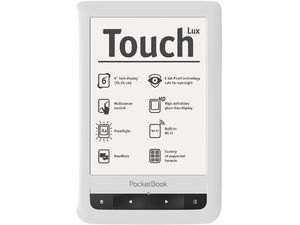 PocketBook 623 Touch LUX, E-Book-Lesegerät mit Hintergrundbeleuchtung, weiß