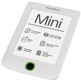 PocketBook 515 mini, czytnik ebooków, biały