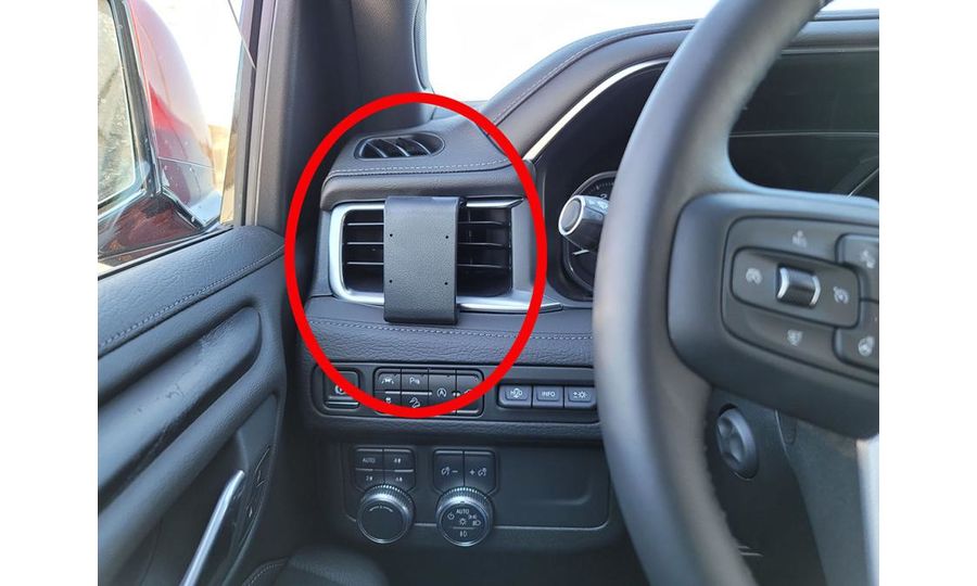 Brodit ProClip montážní konzole pro GMC Yukon 21-23 USA, vlevo na mřížku ventilace