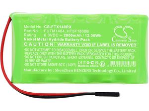 Akumulator do nadajnika Futaba 14SG, nadajnika 4PKS i innych, 2000 mAh, Ni-Mh