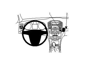 Brodit ProClip tartókonzol az Opel Insignia 09-13