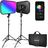Kit de stand Neewer RGB168, set de 2 x lumină foto permanentă 18,3