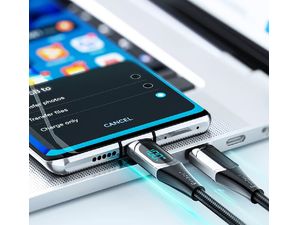 Cablu de încărcare cu afișaj USB-C 100W/5A, 2m
