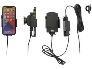 Brodit suport cu încărcare wireless Qi 15W, reglabil, L 61-83 mm, Th 6-11 mm, încărcare ascunsă