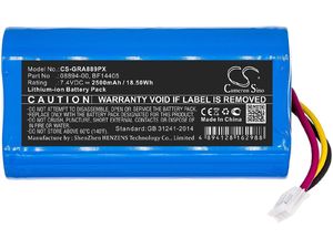Akkumulátor ComfortCut 8893, ComfortCut 8895, 7,4 V, 2,5 Ah, Li-Ion, 7,4 V, 2,5 Ah, Li-Ion