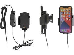 Brodit suport cu încărcare wireless Qi 15W, reglabil, L 61-83 mm, Th 6-11 mm, încărcare ascunsă