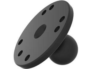 RAM Mounts kruhový adaptér, kovový, AMPS vzor děr, čep 1", RAM-B-202U
