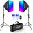 Neewer NK800 softbox stojan kit, sada 2x trvalé RGB LED fotosvetlo, 2x softbox, 2x 26W LED