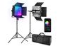 Neewer set 2x RGB1200 lumină foto, 480x RGB LED, 60W
