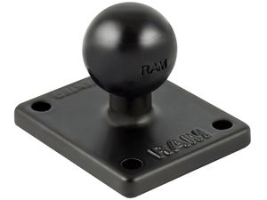 RAM Mounts obdélníkový adaptér, kovový, AMPS vzor děr, 1" čep, RAM-B-347U