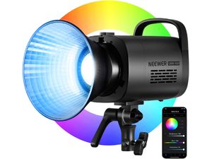 Neewer CB60 RGB lumină permanentă de studio, Bowens, 18000Lux/1m, 2700-6500K, CRI97+, 70W, COB LED, APP