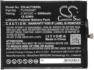 Батерия за Alcatel 3T, 3900 mAh, Li-Ion