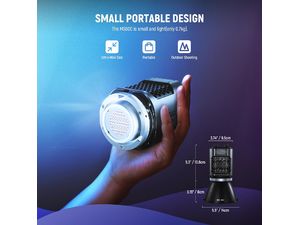 Neewer MS60C RGB Studio-Dauerlicht, Bowens, 8300Lux/1m, 2700-6500K, CRI97+, 65W, COB LED