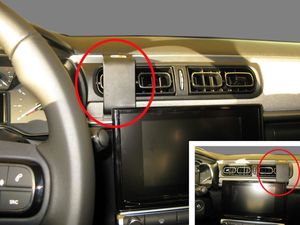 Brodit ProClip montážní konzole pro Citroen C3 17-21, na střed