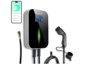 BESEN Wallbox 22kW stație de încărcare EV pentru vehicule electrice, cablu de 6m, APP
