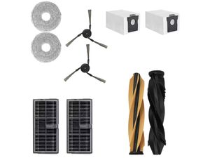 Mobilly Set von Filtern, Bürsten, Mopps und Beuteln für Dreame X50 Ultra, 10 Stück