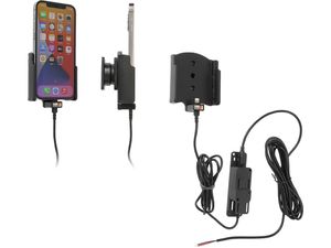 Brodit държач за кола за Apple iPhone 12/12 Pro, без калъф, със скрито зареждане
