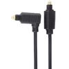 PremiumCord Optisches Audiokabel Toslink - Toslink 90°, 2m
