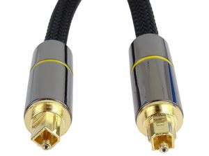 PremiumCord optikai audio kábel Toslink, fonott, aranyozott csatlakozók, 2m