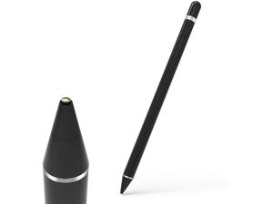 Aktivní stylus a dotykové pero 3v1 pro mobily a tablety, černé