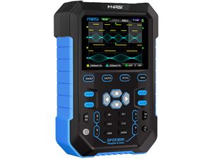 FNIRSI DPOX180H Osciloscop digital și generator de semnal 2în1, ecran IPS de 2,8", canal dublu, 180MHz