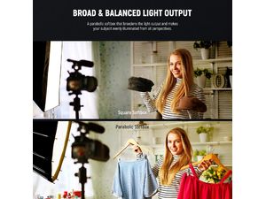 Neewer SF85Q, softbox octogonal 85x52cm, baionetă Bowens