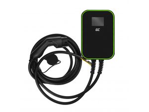 Green Cell Wallbox GC EV PowerBox 22kW зарядна станция тип 2 за електрически превозни средства, 6 м кабел