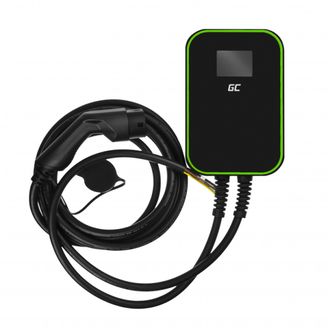 Green Cell Wallbox GC EV PowerBox 22kW-os 2. típusú töltőállomás elektromos járművekhez, 6 m-es kábel