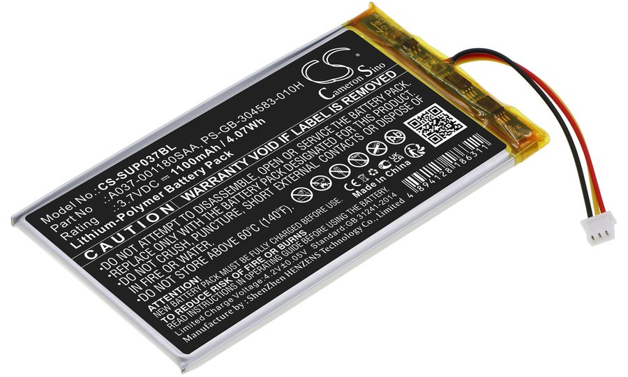 Baterie pentru SumUp 3G/3G+, 1100 mAh, Li-Pol