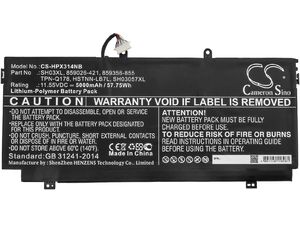 Baterie pentru HP Envy 13/Spectre 13/Spectre X360 13, 5000 mAh, Li-Pol