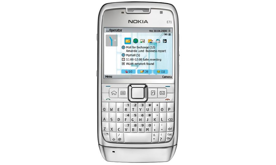 NOKIA E71 White Steel