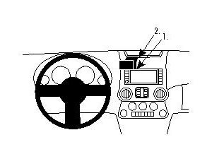 Brodit Монтажна скоба ProClip за Jeep Wrangler 11-18, централна лява