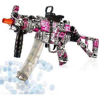 Sunny Blaster MP5K, pistol BB cu gel de apă cu accesorii, roz