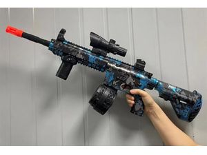 Sunny Blaster M416-DG, pistol cu bile cu gel de apă cu accesorii, albastru